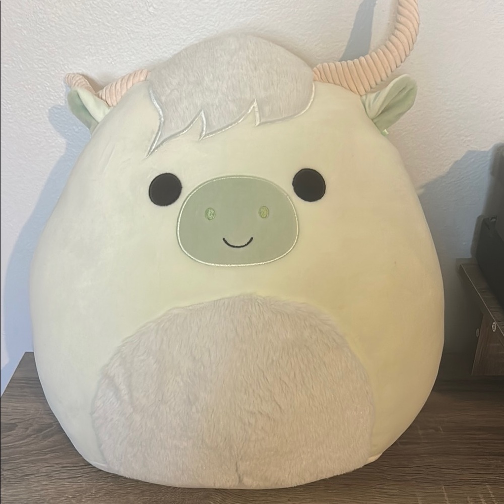 Squishmallows Iver The Highland Cow Longhorn Plush